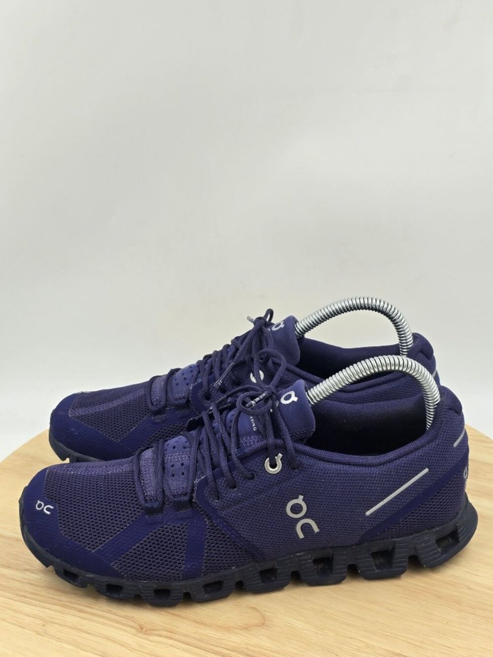 On Cloud Womens Monochrome Blue Lifestyle Athletic Shoe size 8 - Picture 2 of 8
